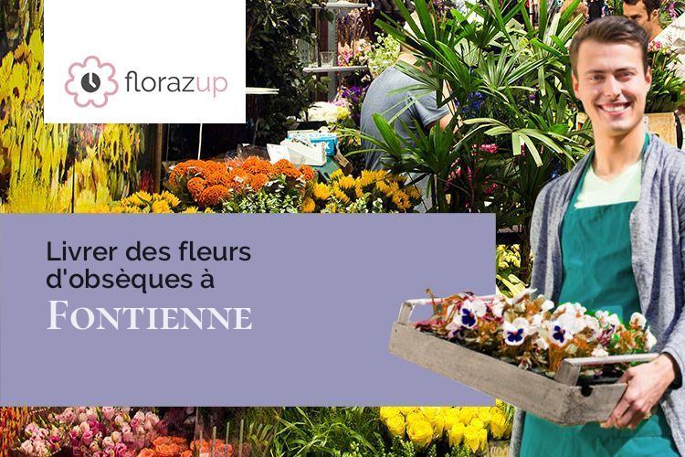 gerbes de fleurs pour une crémation à Fontienne (Alpes-de-Haute-Provence/04230)