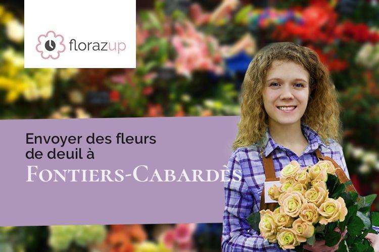 fleurs deuil pour un deuil à Fontiers-Cabardès (Aude/11310)