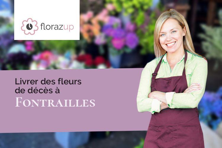 créations florales pour des obsèques à Fontrailles (Hautes-Pyrénées/65220)