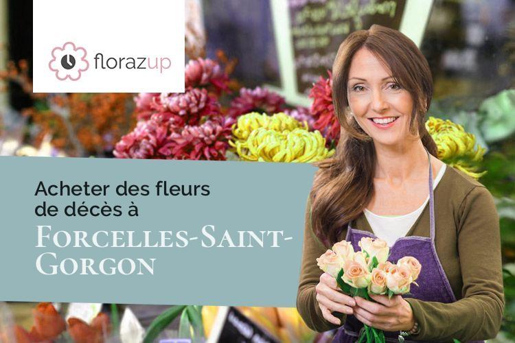 compositions florales pour des obsèques à Forcelles-Saint-Gorgon (Meurthe-et-Moselle/54330)