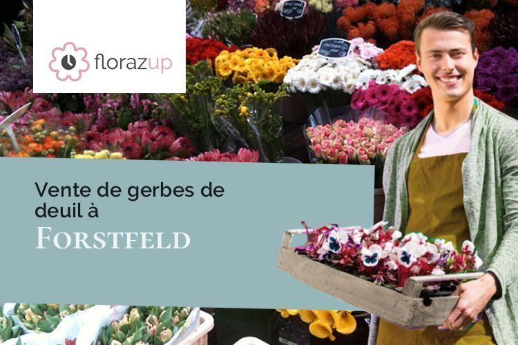 compositions florales pour un décès à Forstfeld (Bas-Rhin/67480)