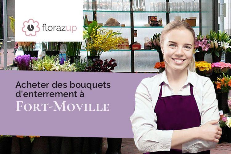 bouquets de fleurs pour des funérailles à Fort-Moville (Eure/27210)