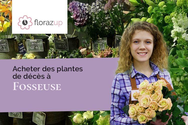 compositions de fleurs pour un enterrement à Fosseuse (Oise/60540)