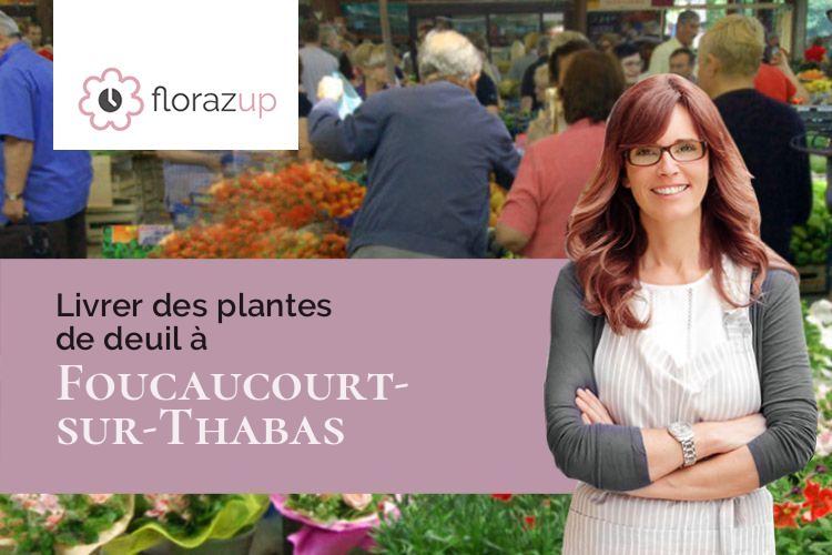 créations florales pour un enterrement à Foucaucourt-sur-Thabas (Meuse/55250)