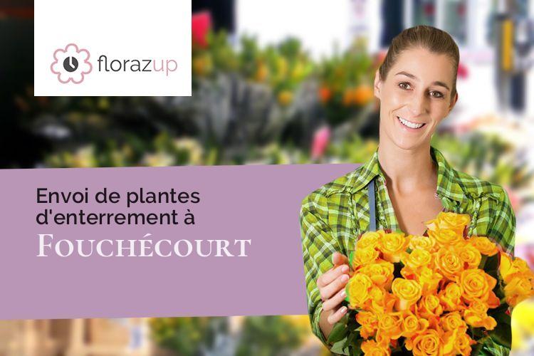 gerbes de fleurs pour un deuil à Fouchécourt (Haute-Saône/70160)