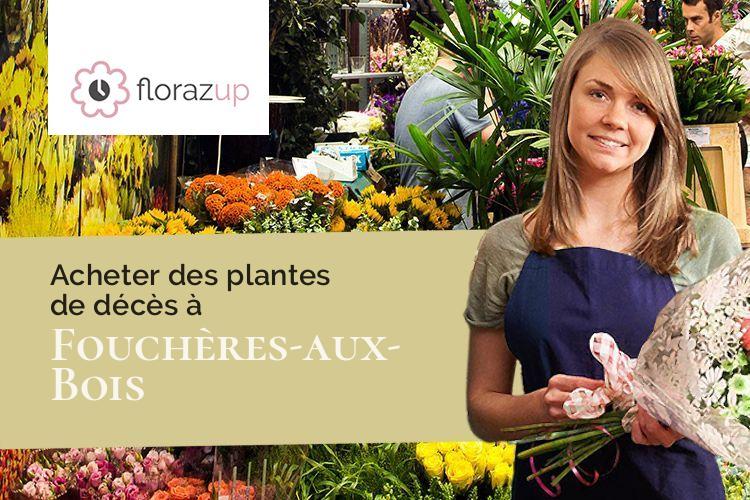 compositions de fleurs pour des funérailles à Fouchères-aux-Bois (Meuse/55500)