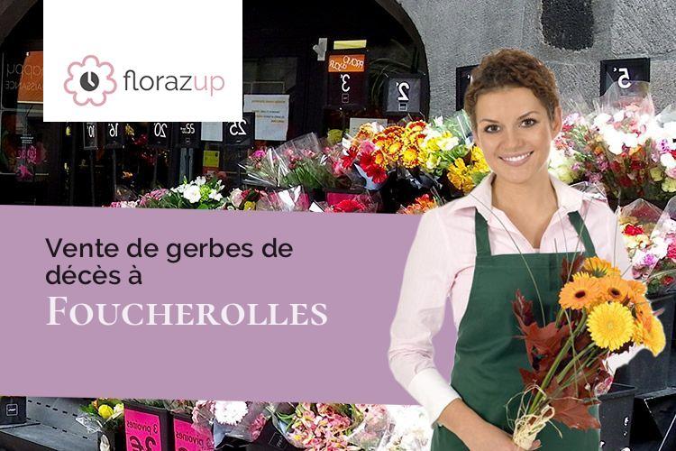 créations de fleurs pour un enterrement à Foucherolles (Loiret/45320)