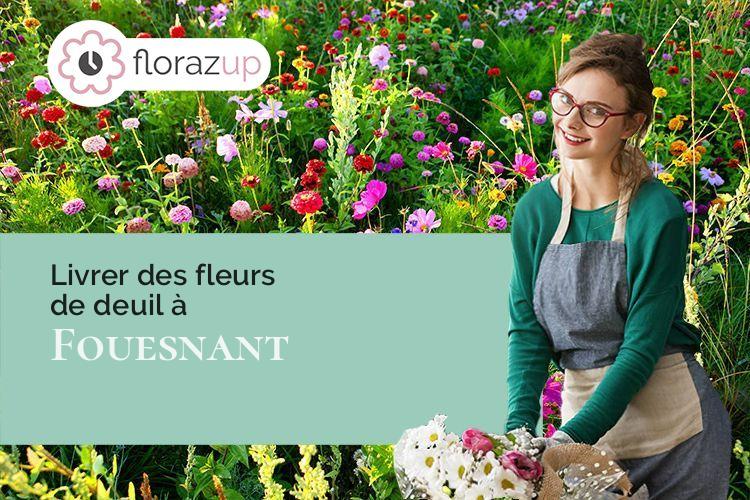 couronnes de fleurs pour un décès à Fouesnant (Finistère/29170)