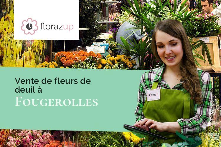 coupes de fleurs pour un enterrement à Fougerolles (Indre/36230)