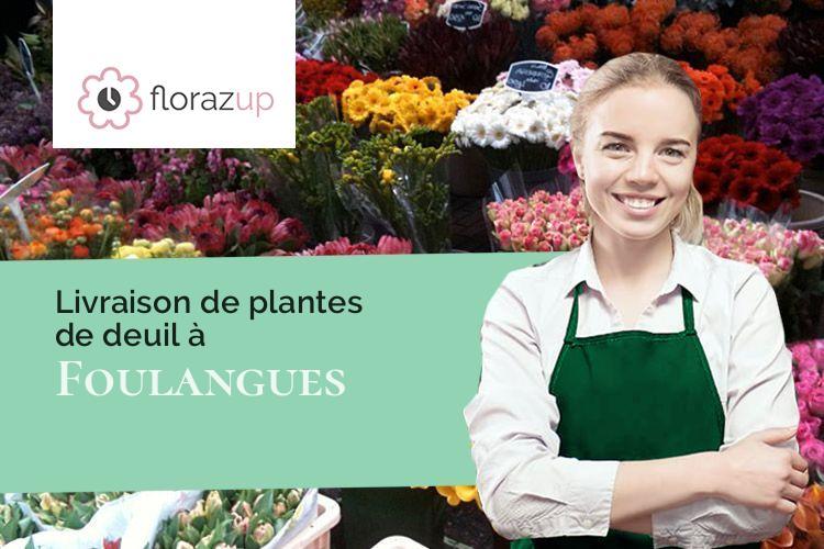 coeurs de fleurs pour un deuil à Foulangues (Oise/60250)