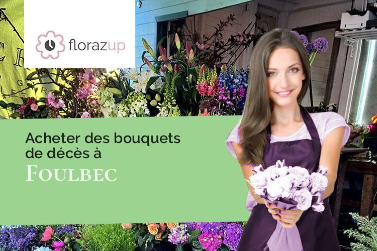 compositions de fleurs pour une crémation à Foulbec (Eure/27210)