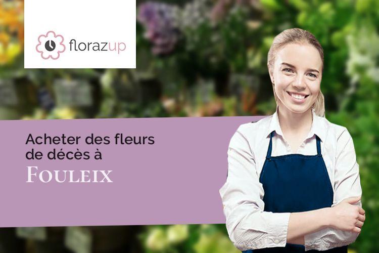 compositions de fleurs pour un deuil à Fouleix (Dordogne/24380)