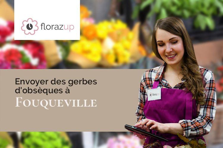 bouquets de fleurs pour des obsèques à Fouqueville (Eure/27370)
