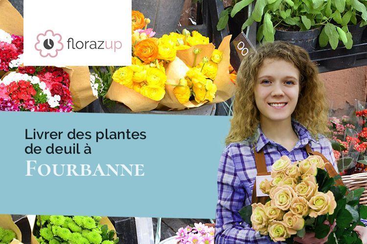 créations florales pour un décès à Fourbanne (Doubs/25110)