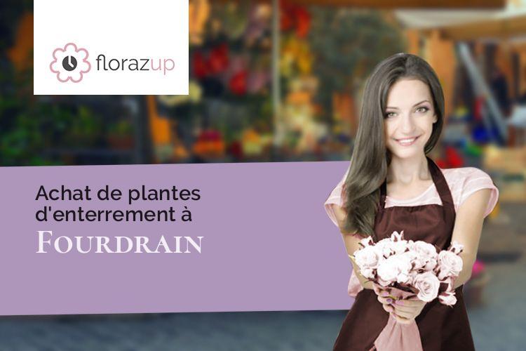 couronnes florales pour un décès à Fourdrain (Aisne/02870)