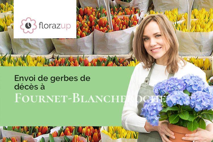 créations de fleurs pour un deuil à Fournet-Blancheroche (Doubs/25140)