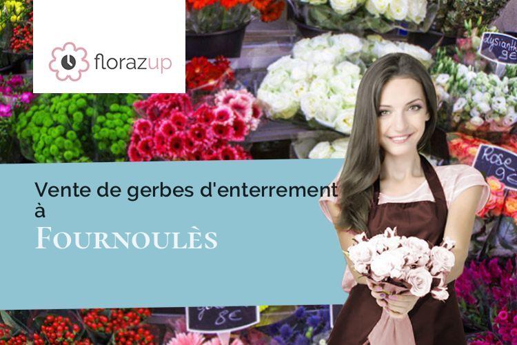 compositions de fleurs pour un décès à Fournoulès (Cantal/15600)