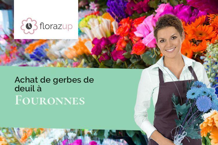 compositions de fleurs pour des obsèques à Fouronnes (Yonne/89560)