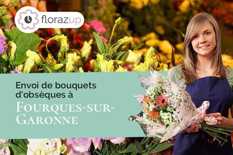 couronnes de fleurs pour un décès à Fourques-sur-Garonne (Lot-et-Garonne/47200)