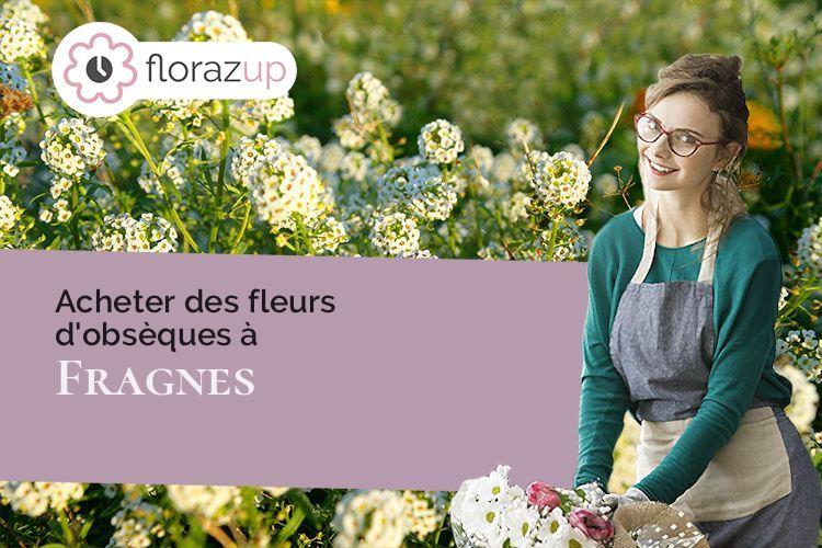 créations de fleurs pour un décès à Fragnes (Saône-et-Loire/71530)