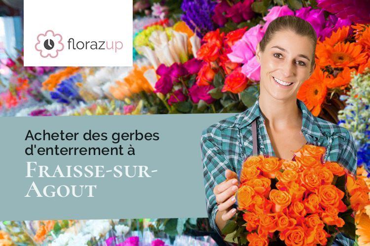 coupes de fleurs pour des obsèques à Fraisse-sur-Agout (Hérault/34330)