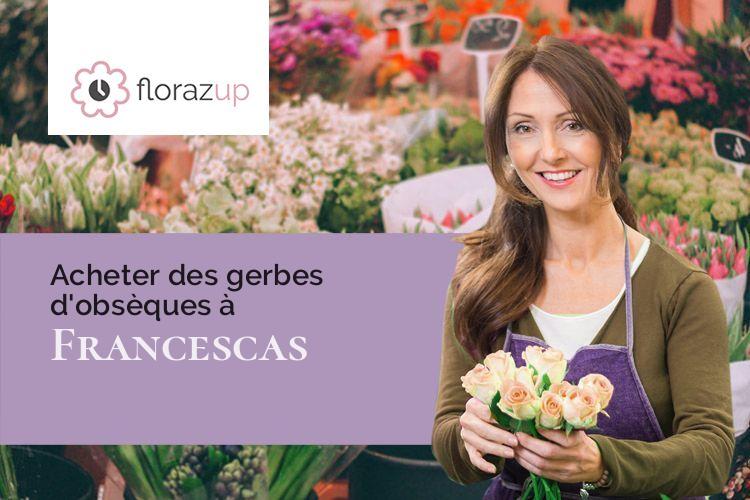 compositions florales pour un décès à Francescas (Lot-et-Garonne/47600)
