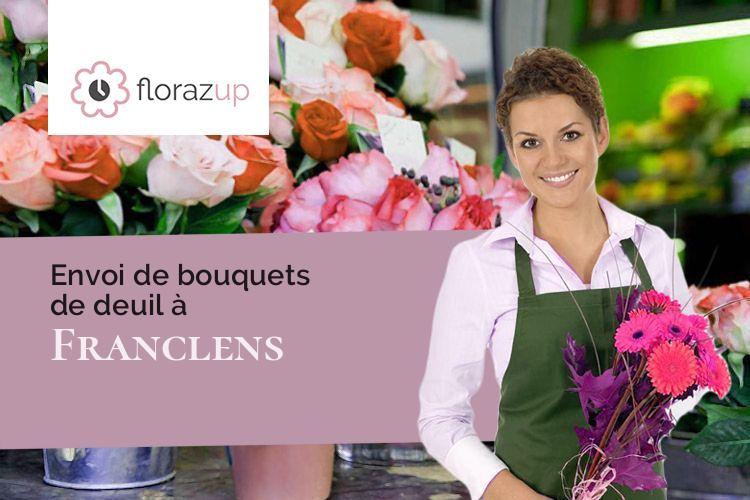 créations florales pour un enterrement à Franclens (Haute-Savoie/74910)