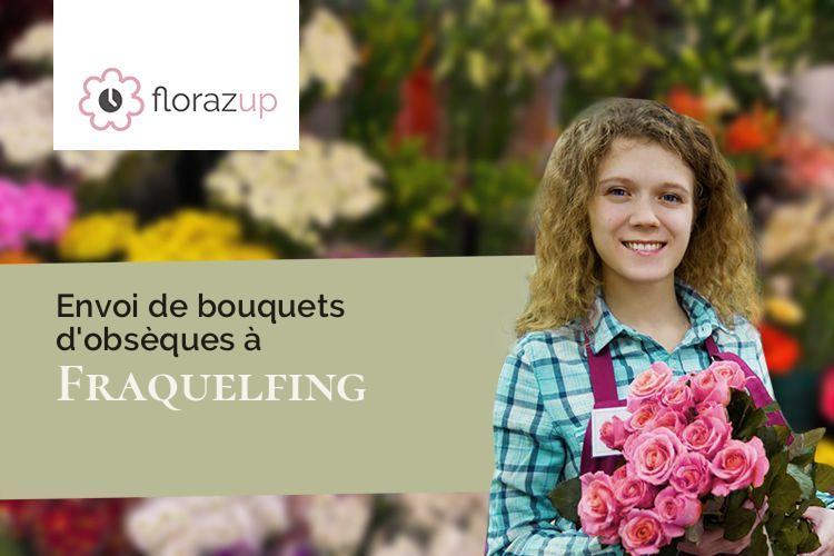 couronnes florales pour une crémation à Fraquelfing (Moselle/57790)