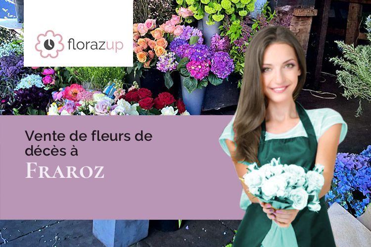 créations florales pour des obsèques à Fraroz (Jura/39250)