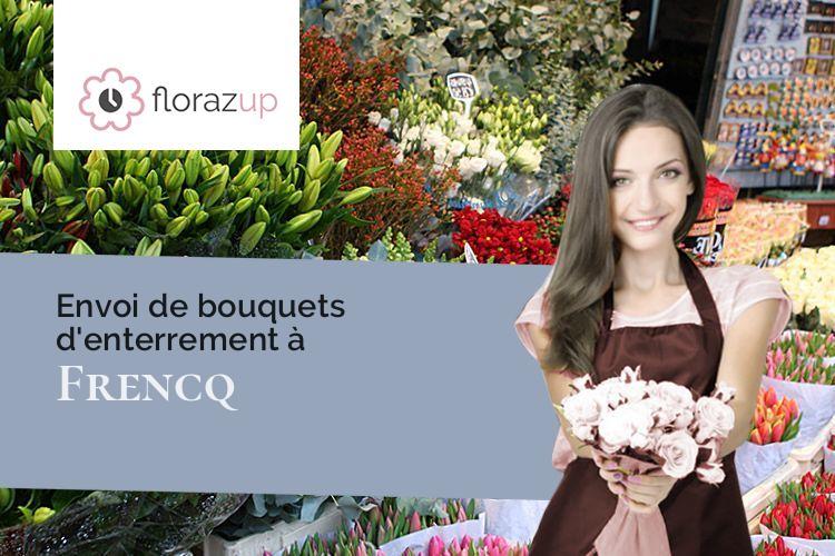 bouquets de fleurs pour un décès à Frencq (Pas-de-Calais/62630)