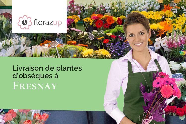 compositions de fleurs pour un deuil à Fresnay (Aube/10200)