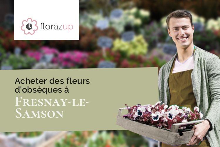 bouquets de fleurs pour un enterrement à Fresnay-le-Samson (Orne/61120)