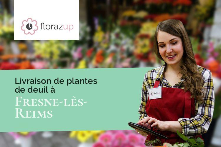 coeurs de fleurs pour une crémation à Fresne-lès-Reims (Marne/51110)