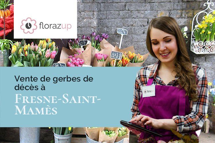 compositions florales pour un décès à Fresne-Saint-Mamès (Haute-Saône/70130)