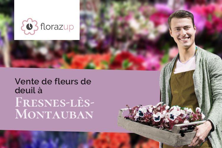 compositions florales pour un décès à Fresnes-lès-Montauban (Pas-de-Calais/62490)
