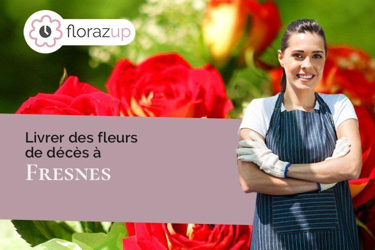 créations de fleurs pour un enterrement à Fresnes (Loir-et-Cher/41700)