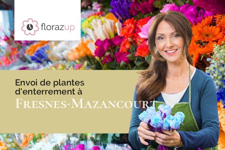 compositions de fleurs pour une crémation à Fresnes-Mazancourt (Somme/80320)