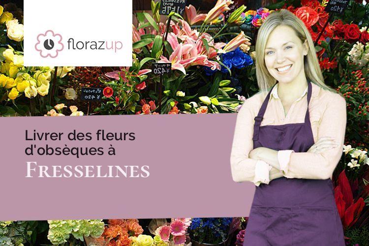 créations de fleurs pour un décès à Fresselines (Creuse/23450)