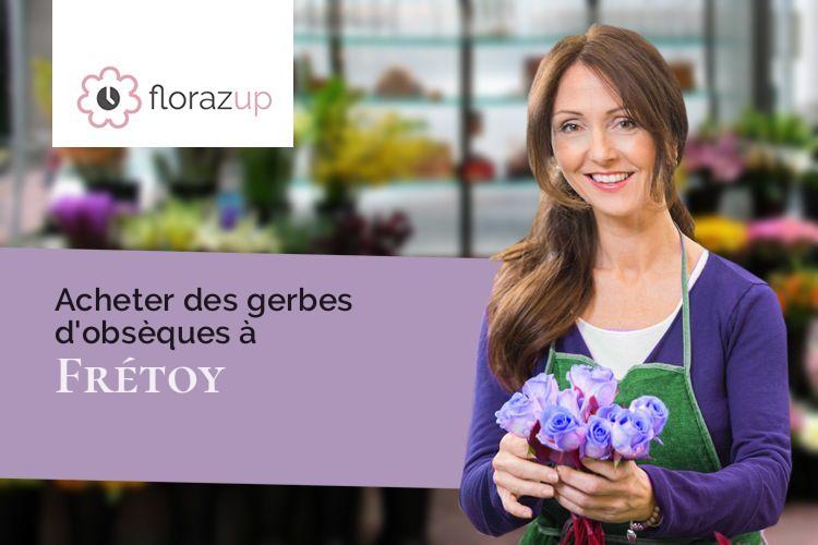 bouquets de fleurs pour une crémation à Frétoy (Seine-et-Marne/77320)