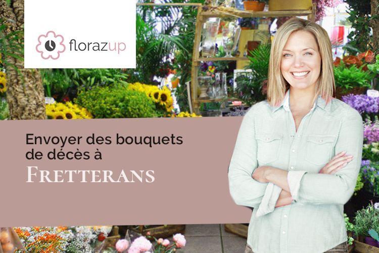 créations florales pour une crémation à Fretterans (Saône-et-Loire/71270)