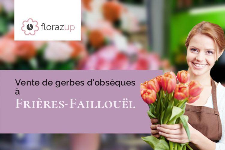 fleurs deuil pour une crémation à Frières-Faillouël (Aisne/02700)