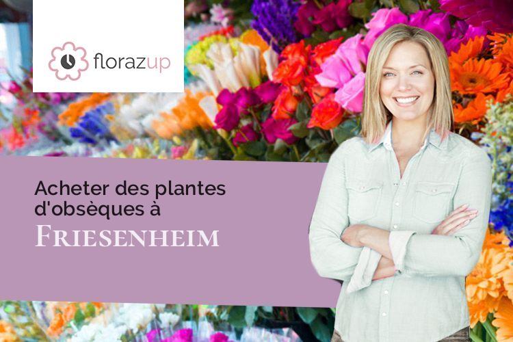 bouquets de fleurs pour un enterrement à Friesenheim (Bas-Rhin/67860)