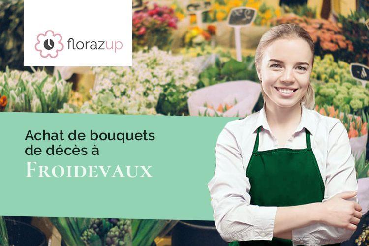 couronnes florales pour des funérailles à Froidevaux (Doubs/25190)