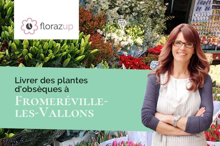 créations florales pour des funérailles à Fromeréville-les-Vallons (Meuse/55100)