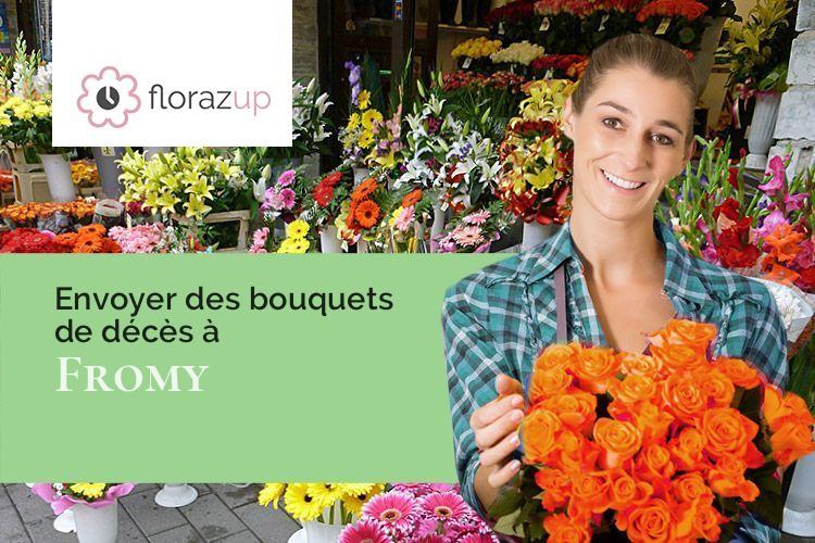 gerbes de fleurs pour des funérailles à Fromy (Ardennes/08370)