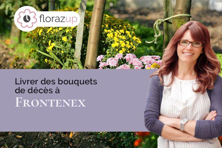 compositions florales pour un deuil à Frontenex (Savoie/73460)