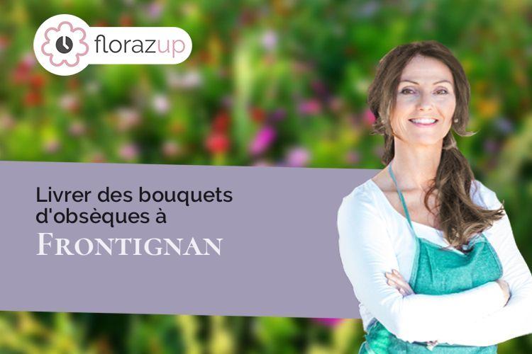 coupes de fleurs pour un décès à Frontignan (Hérault/34110)