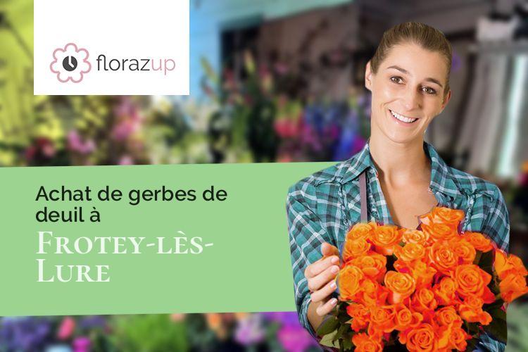 créations de fleurs pour des obsèques à Frotey-lès-Lure (Haute-Saône/70200)