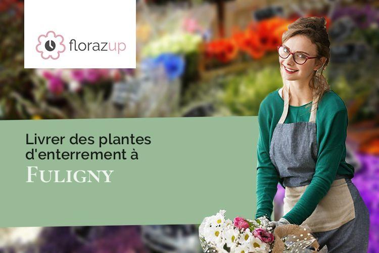 gerbes de fleurs pour une crémation à Fuligny (Aube/10200)