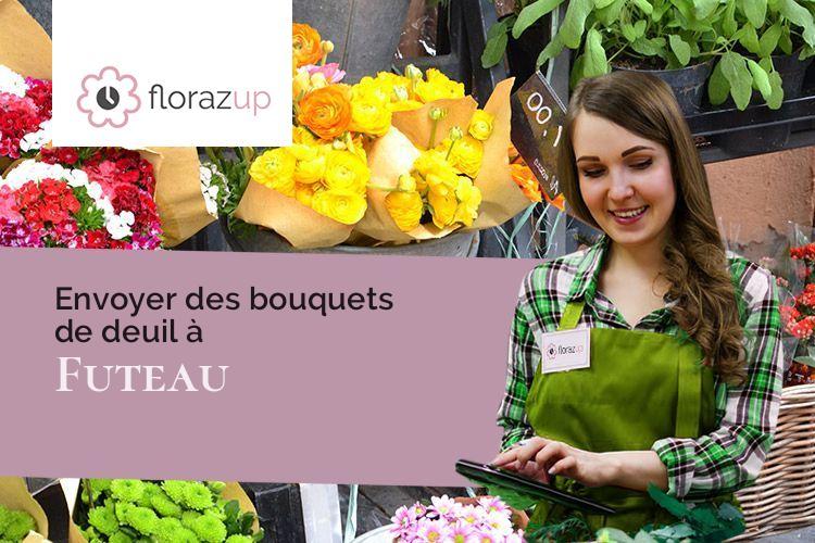 compositions de fleurs pour un décès à Futeau (Meuse/55120)